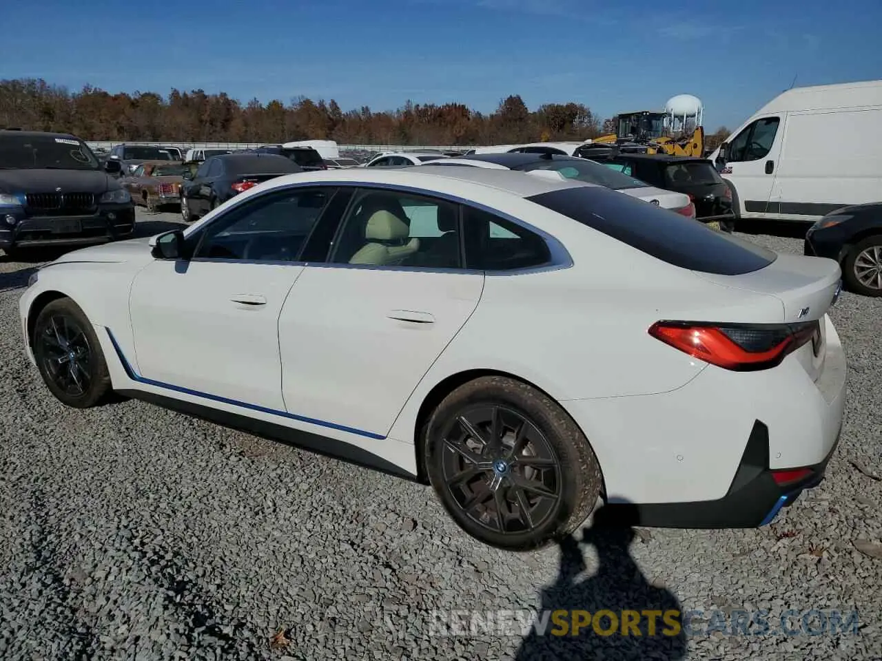 2 Фотография поврежденного автомобиля WBY83FB07RFR70446 BMW I4 XDRIVE 2024