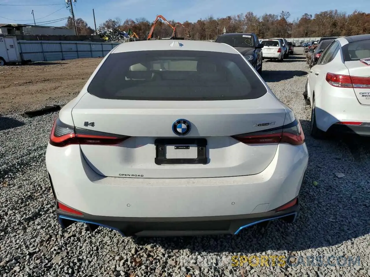 6 Фотография поврежденного автомобиля WBY83FB07RFR70446 BMW I4 XDRIVE 2024