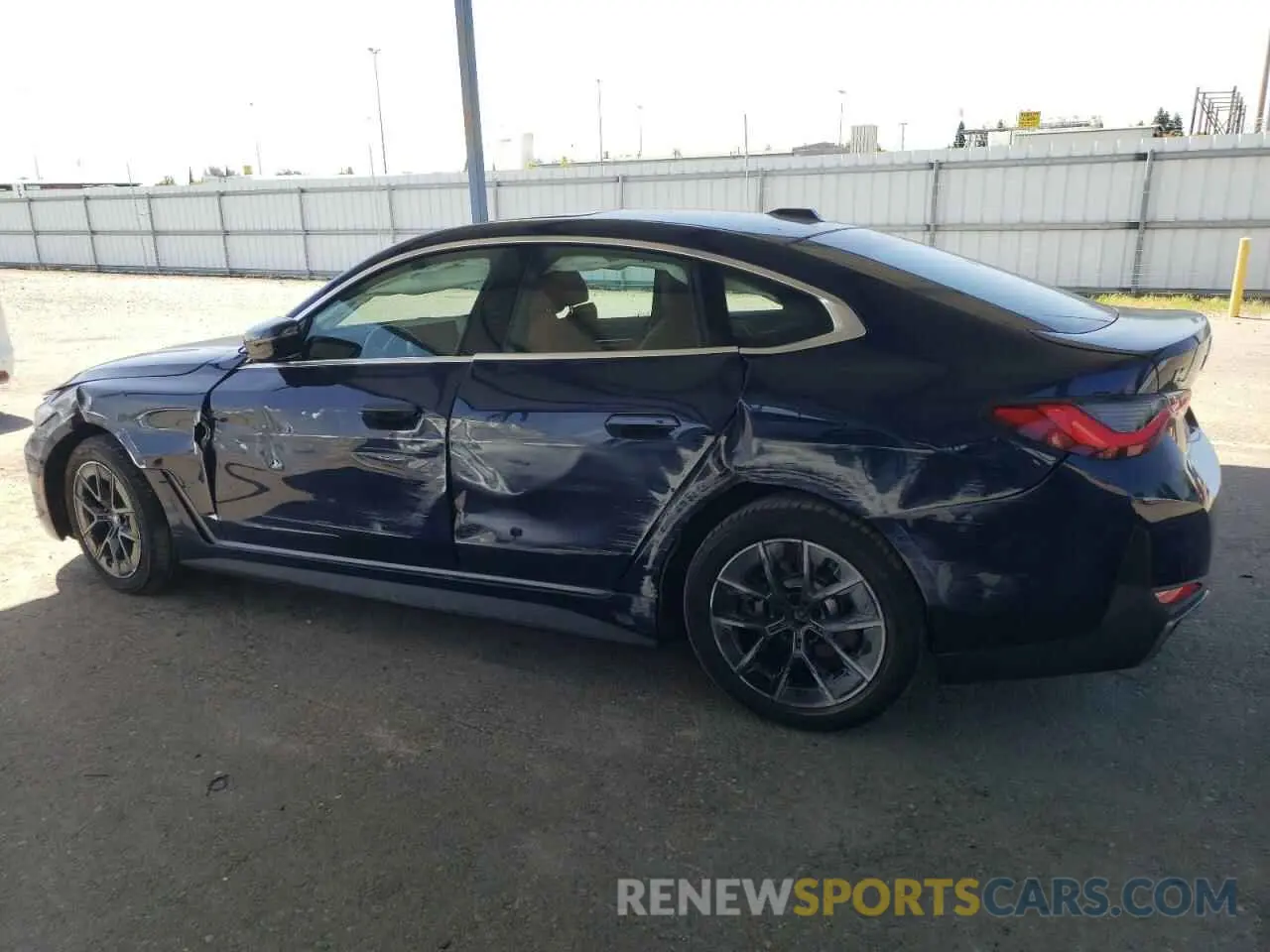 2 Photograph of a damaged car WBY83FB0XRFT58838 BMW I4 XDRIVE 2024