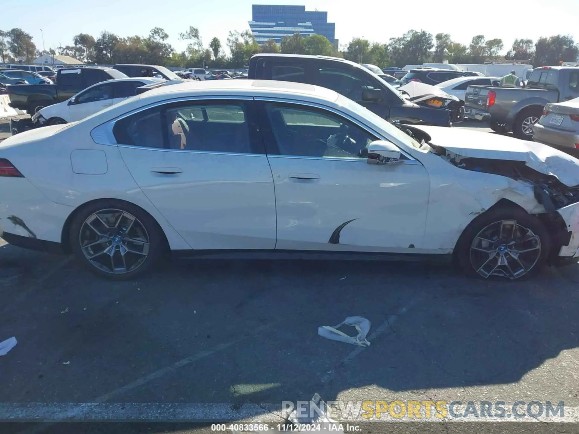 13 Photograph of a damaged car WBY33FK01RCS92935 BMW I5 2024