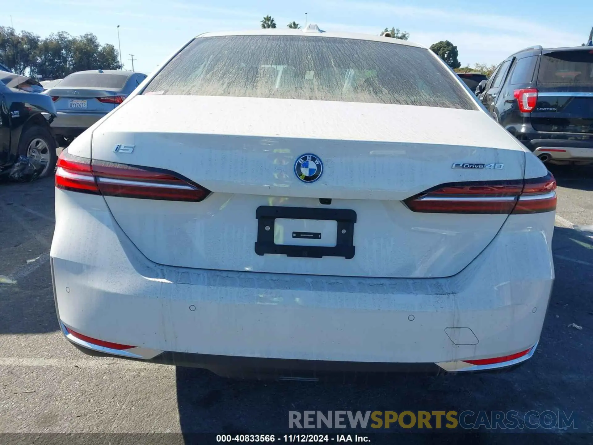 16 Photograph of a damaged car WBY33FK01RCS92935 BMW I5 2024