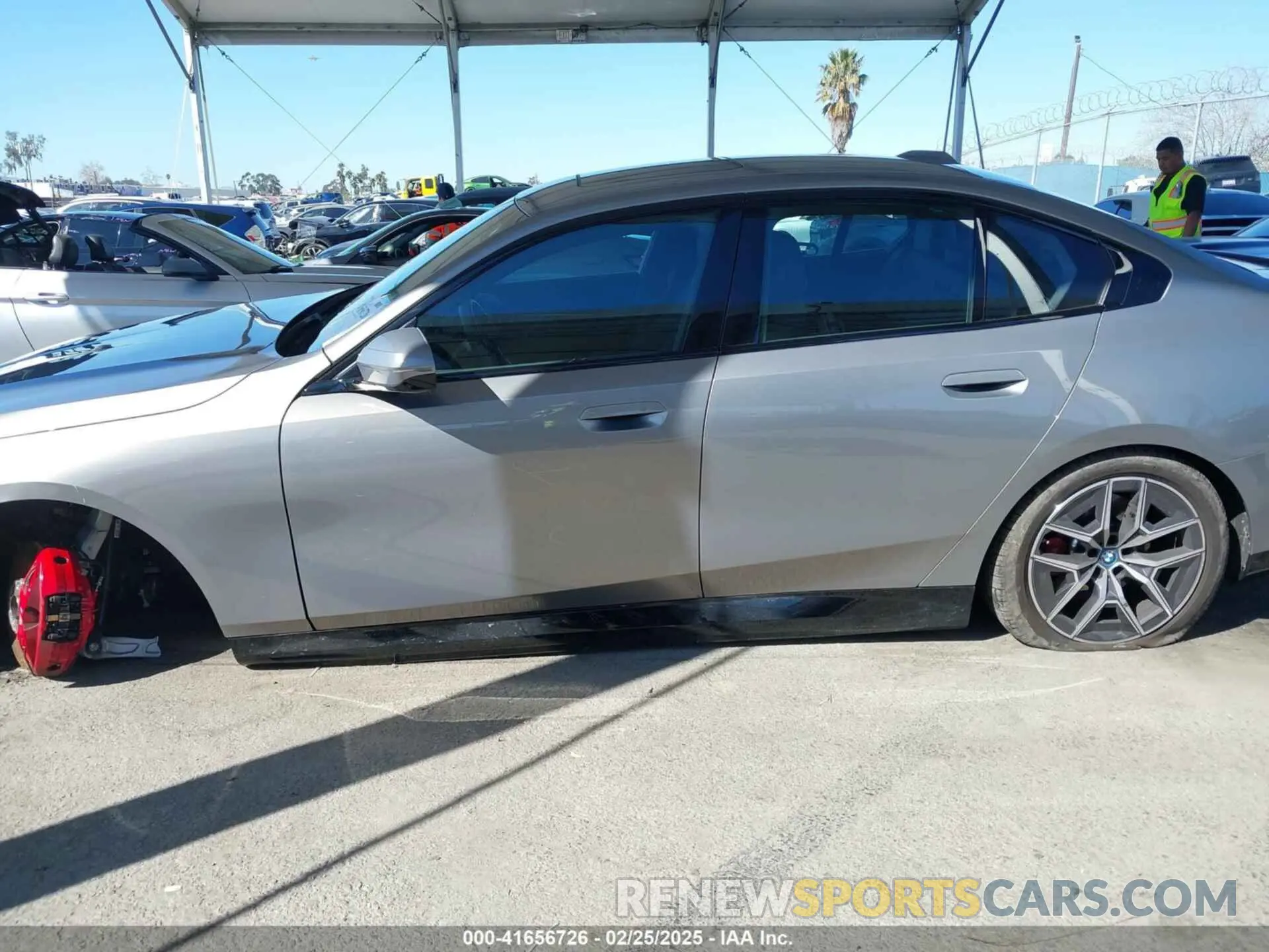 15 Photograph of a damaged car WBY33FK07RCS47577 BMW I5 2024