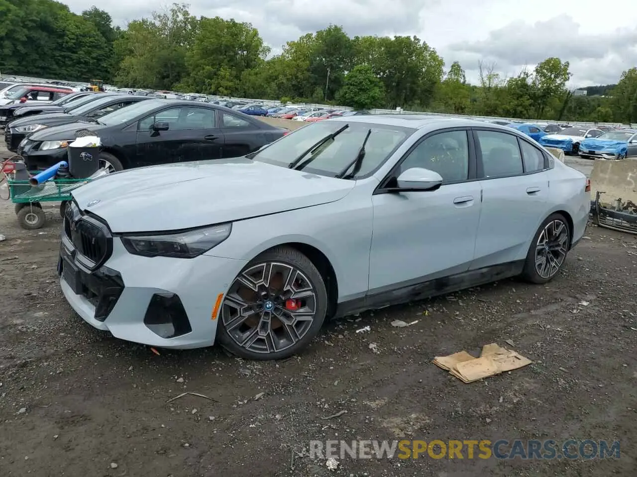 1 Photograph of a damaged car WBY33FK03RCR20106 BMW I5 EDRIVE 2024