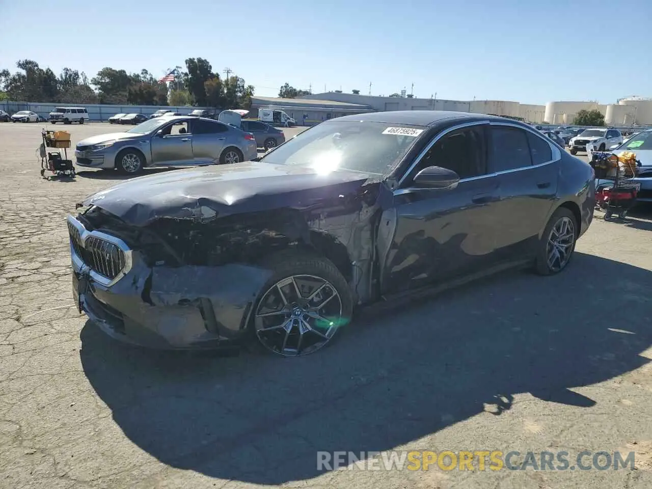 1 Photograph of a damaged car WBY33FK03RCR89233 BMW I5 EDRIVE 2024