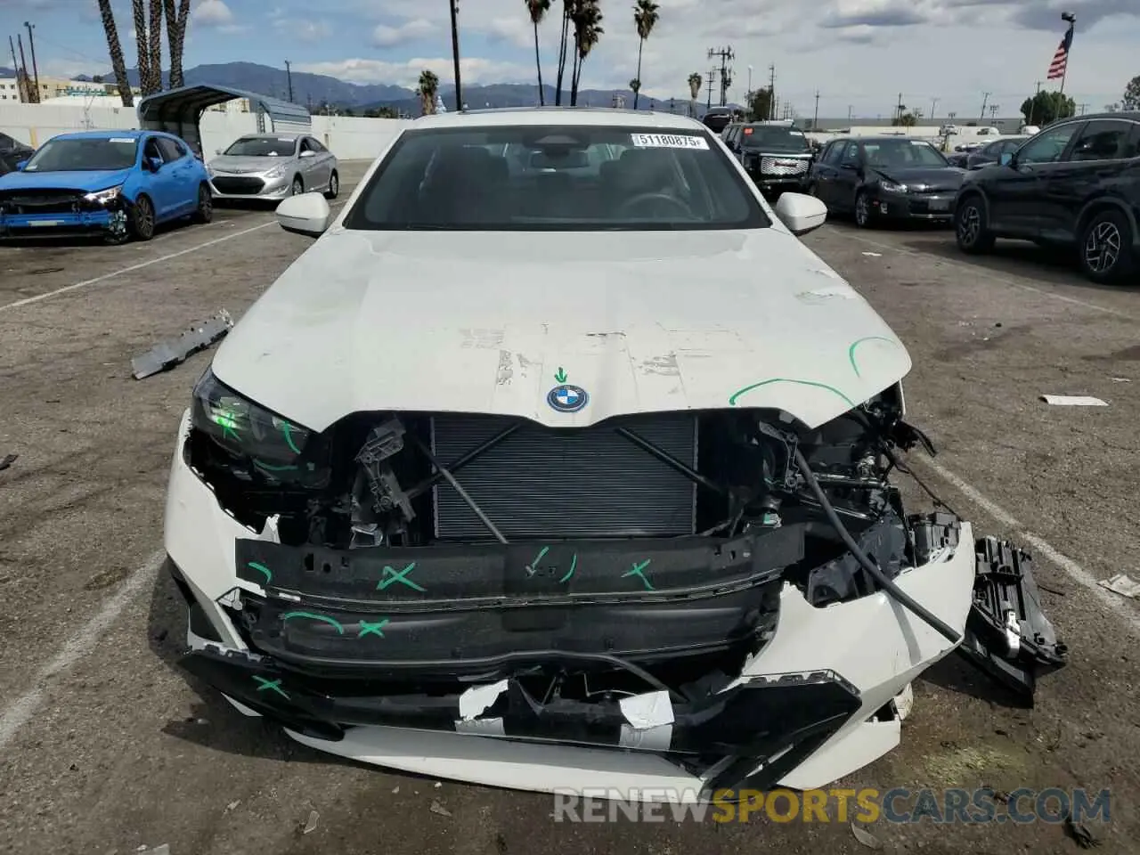 5 Фотография поврежденного автомобиля WBY33FK04RCR92576 BMW I5 EDRIVE 2024
