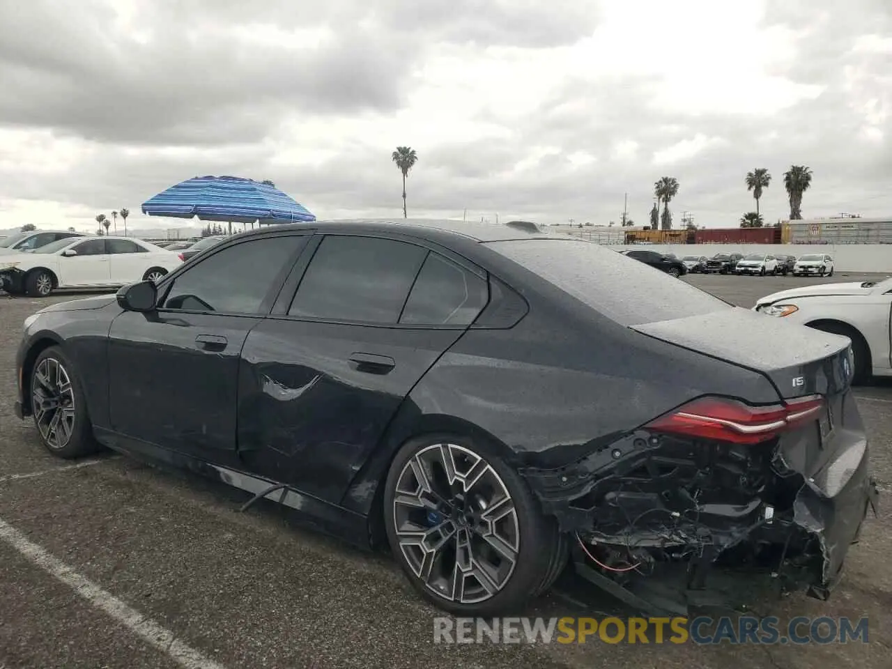 2 Photograph of a damaged car WBY33FK07RCP01181 BMW I5 EDRIVE 2024