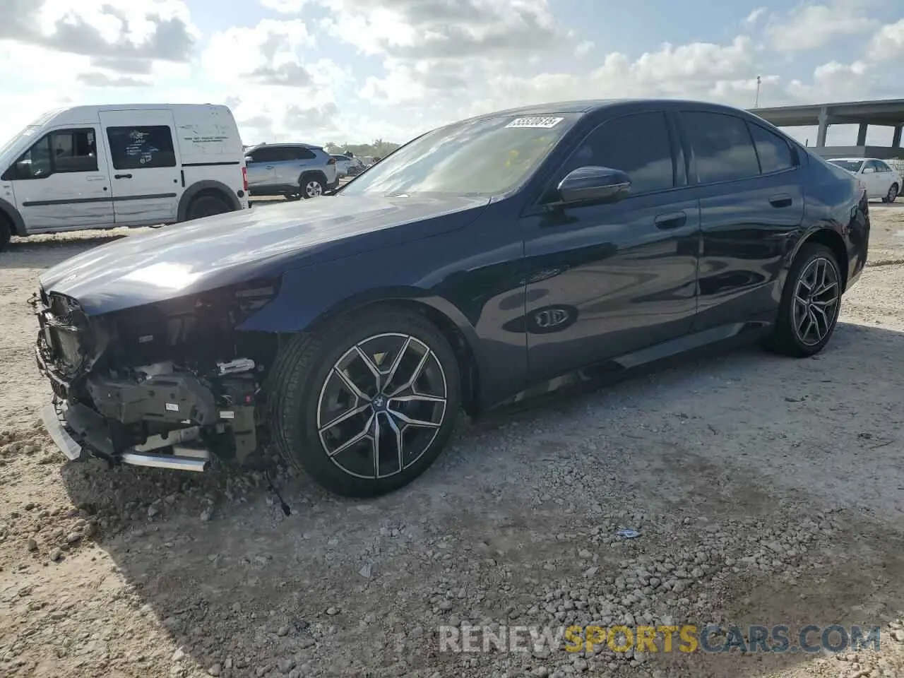 1 Photograph of a damaged car WBY33FK09RCR50159 BMW I5 EDRIVE 2024