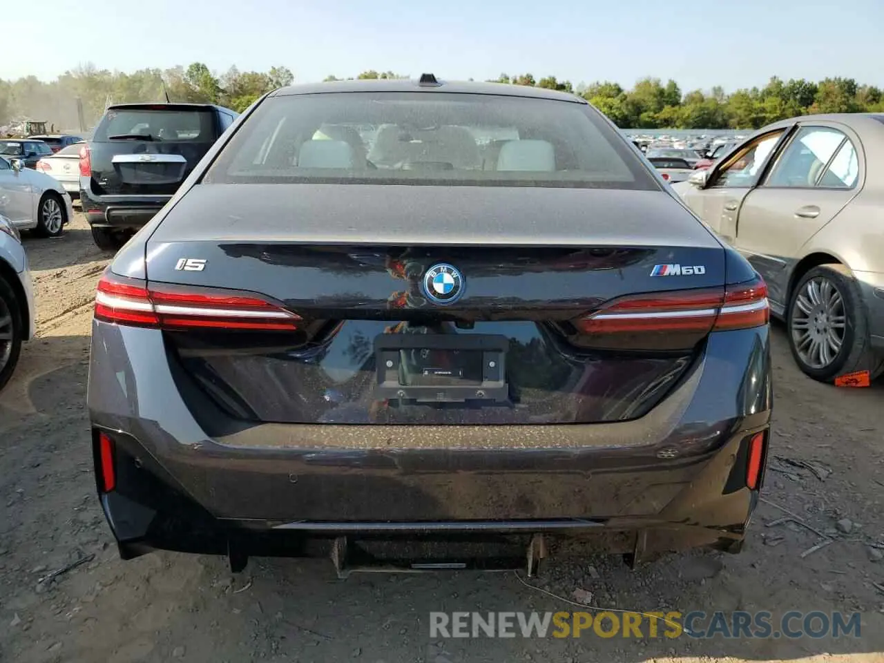 6 Photograph of a damaged car WBY43FK02RCR61881 BMW I5 M60 2024