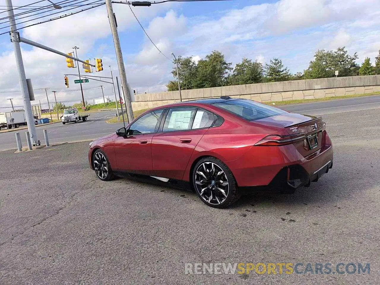 2 Photograph of a damaged car WBY43FK05RCR29359 BMW I5 M60 2024