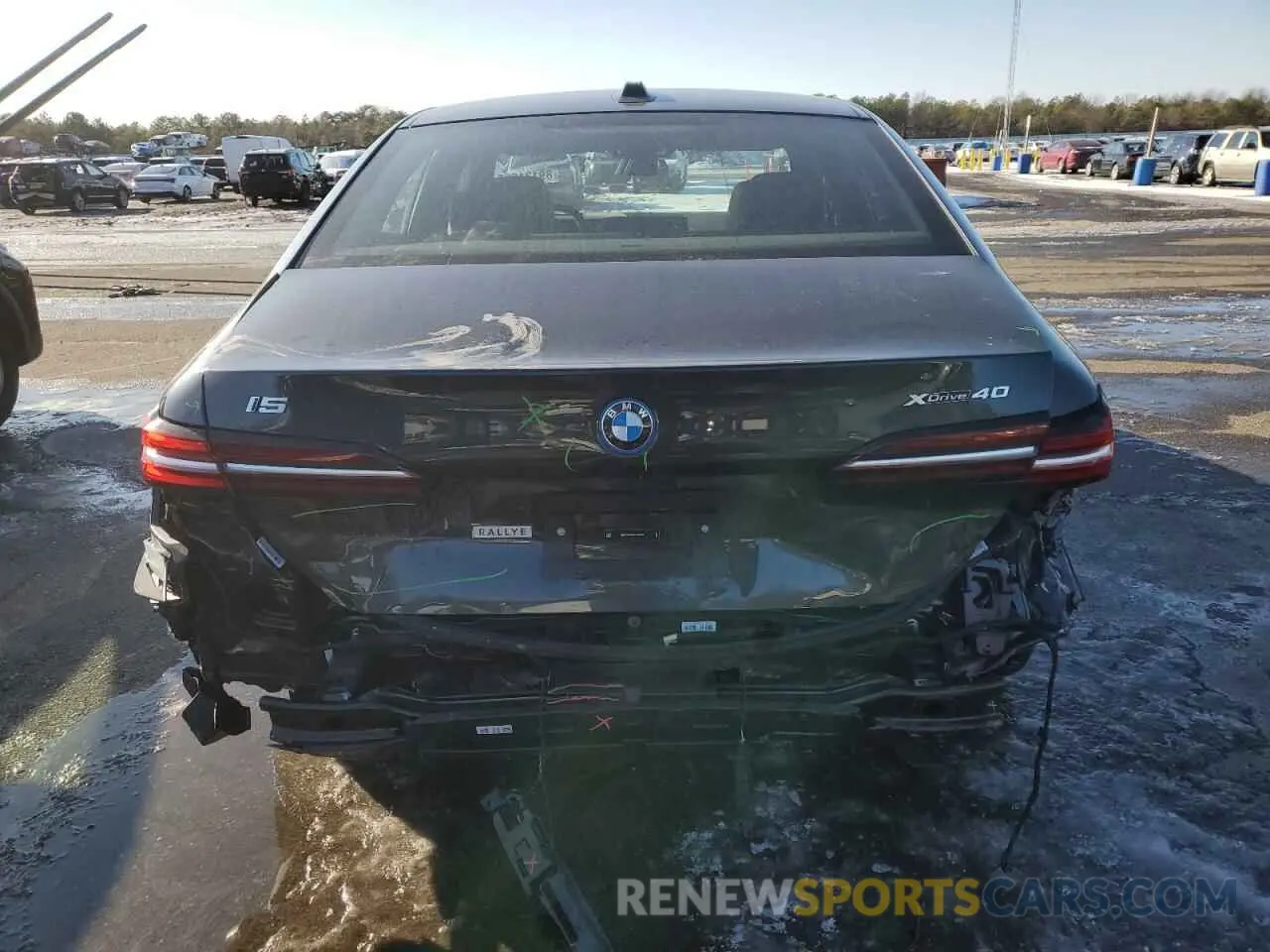 6 Фотография поврежденного автомобиля WBY13HG02SCT00929 BMW I5 XDRIVE 2025