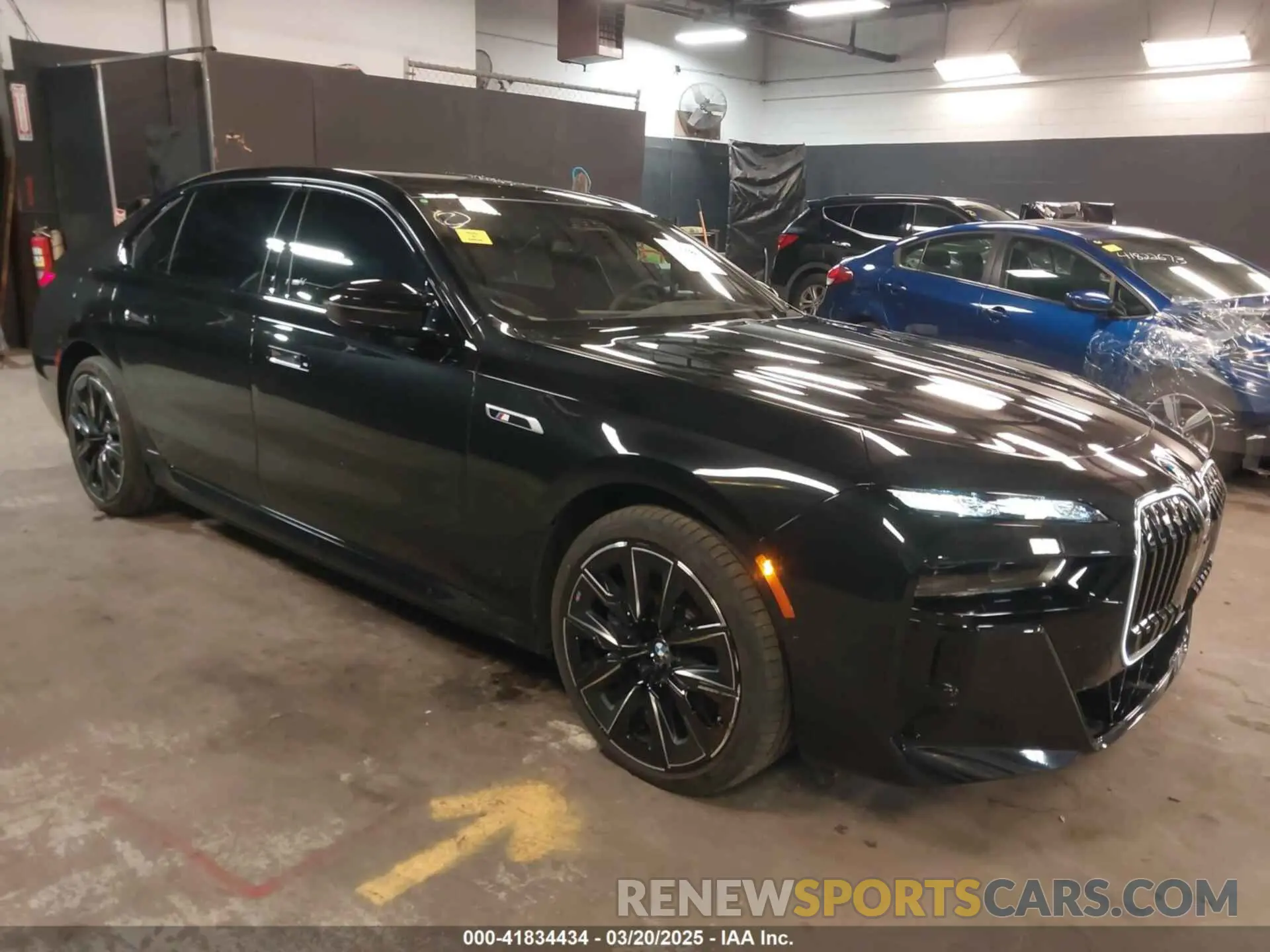 1 Photograph of a damaged car WBY83EH05RCP56428 BMW I7 2024