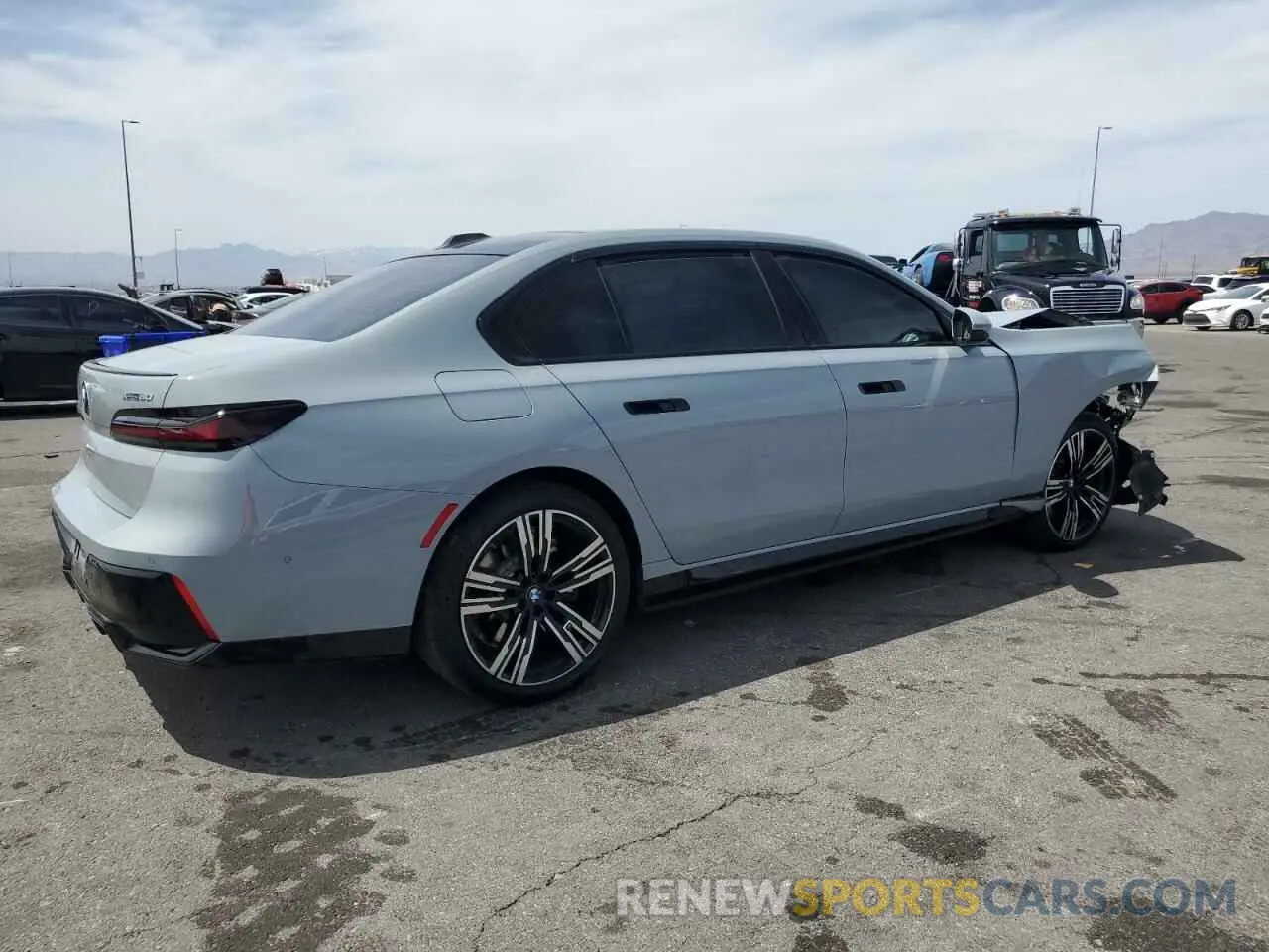 3 Фотография поврежденного автомобиля WBY53EJ04RCR17588 BMW I7 XDRIVE6 2024