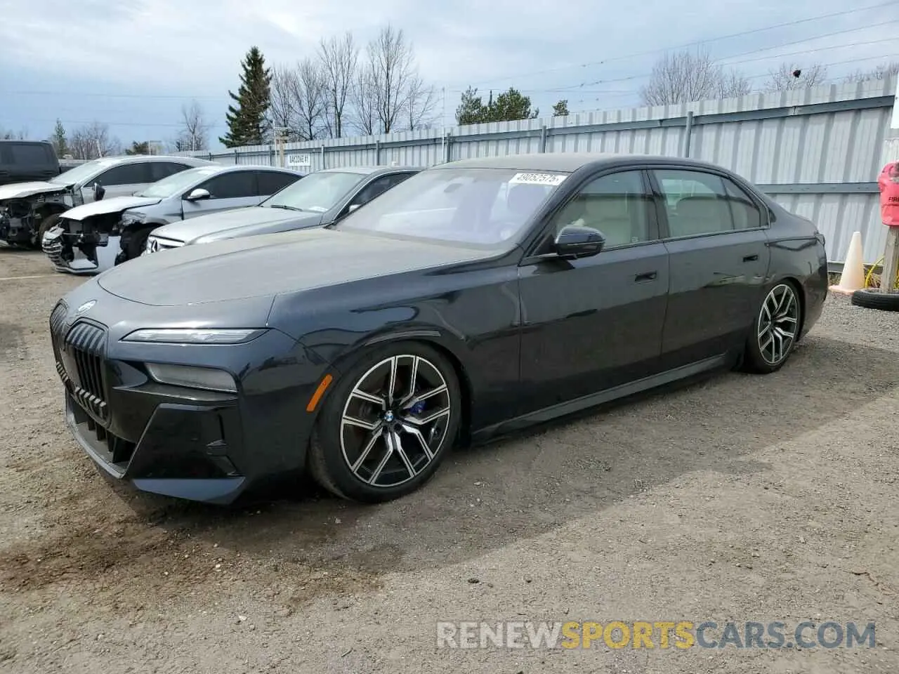 1 Фотография поврежденного автомобиля WBY53EJ08RCP19497 BMW I7 XDRIVE6 2024