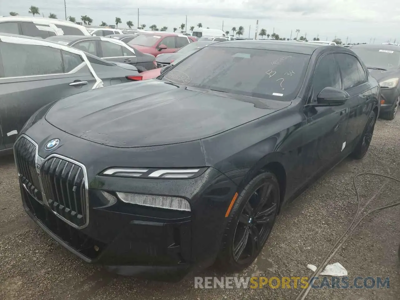 1 Фотография поврежденного автомобиля WBY53EJ0XRCP79376 BMW I7 XDRIVE6 2024
