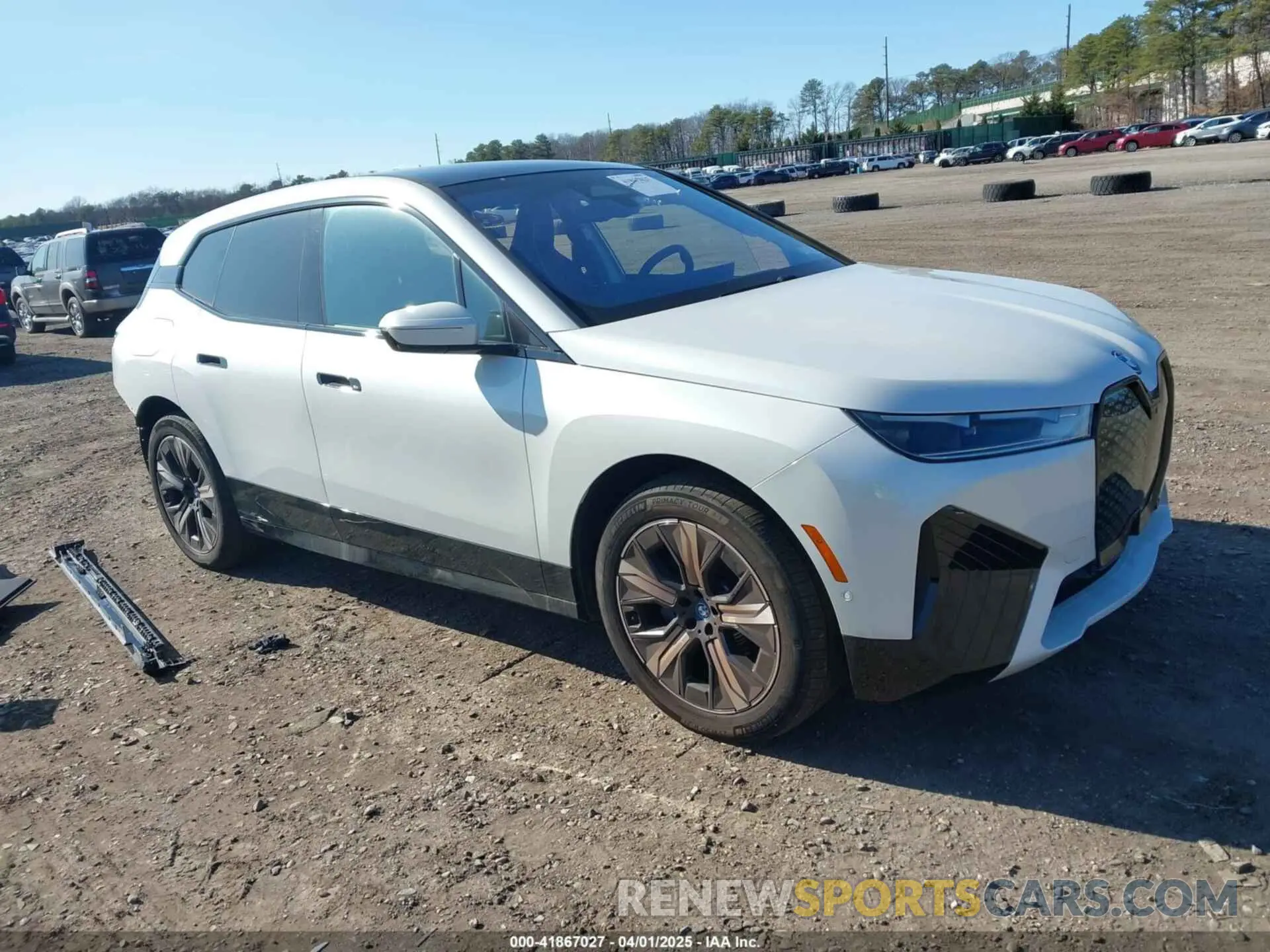 1 Photograph of a damaged car WB523CF0XPCM07644 BMW IX 2023