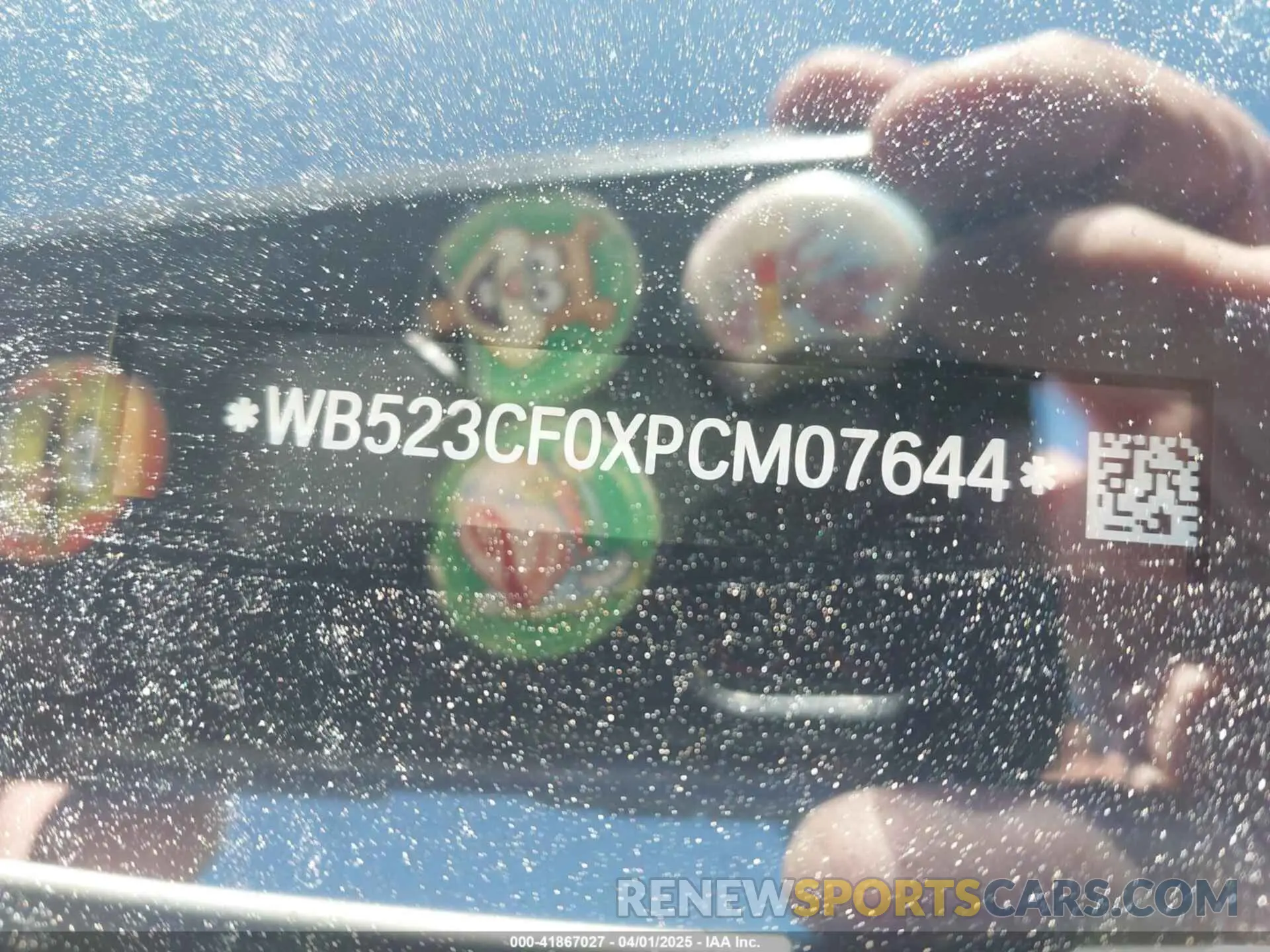 9 Photograph of a damaged car WB523CF0XPCM07644 BMW IX 2023