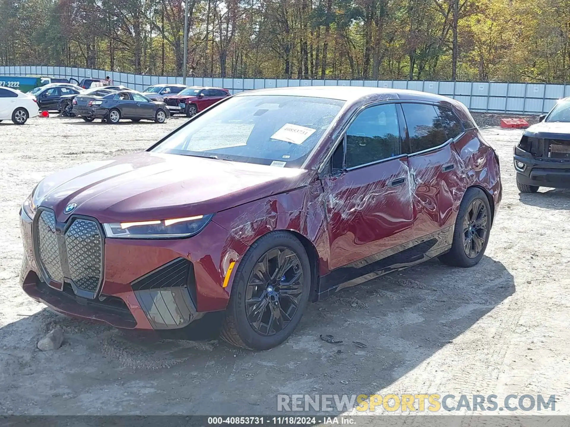 2 Photograph of a damaged car WB533CF07PCK62700 BMW IX 2023