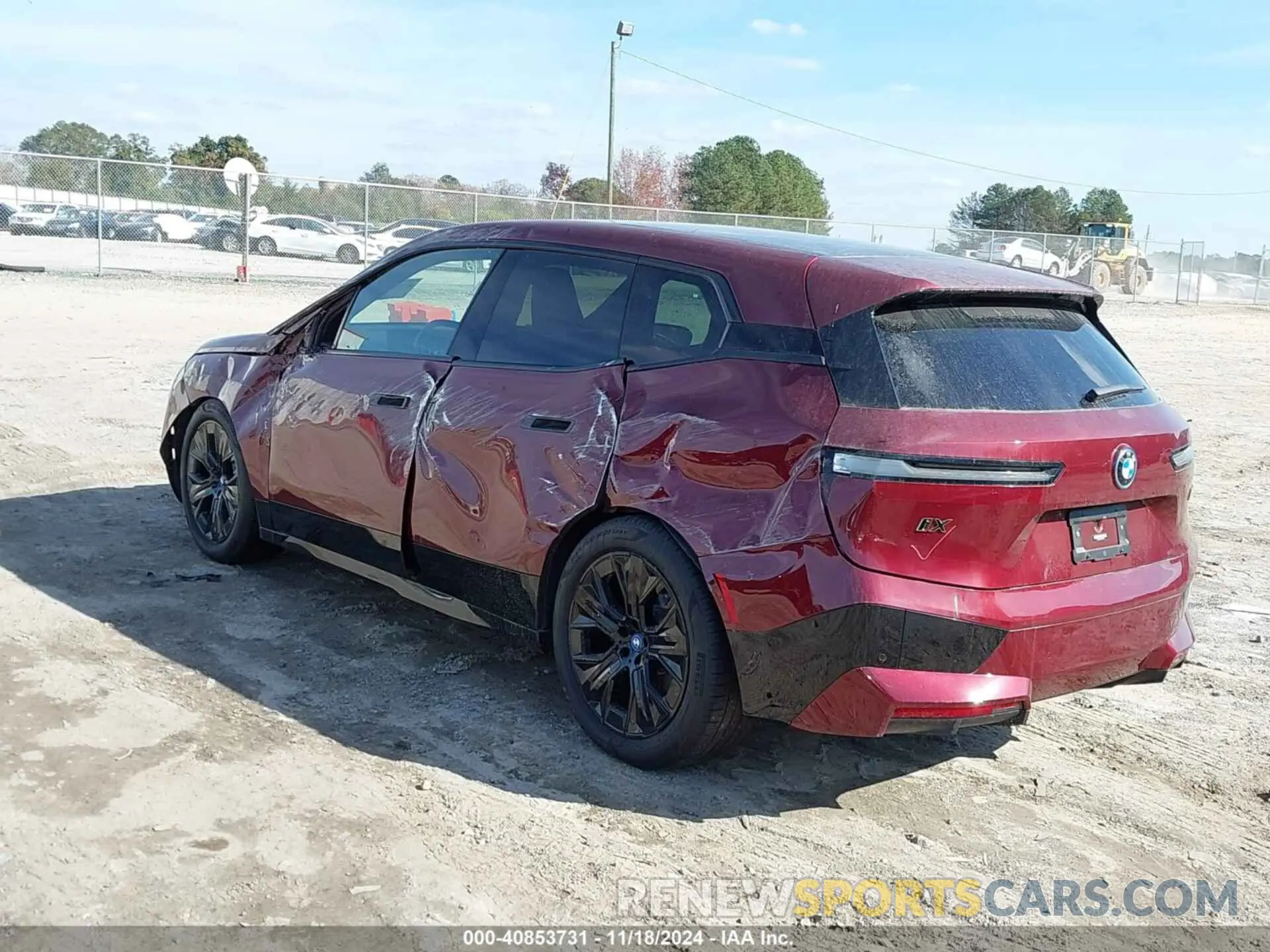 3 Photograph of a damaged car WB533CF07PCK62700 BMW IX 2023