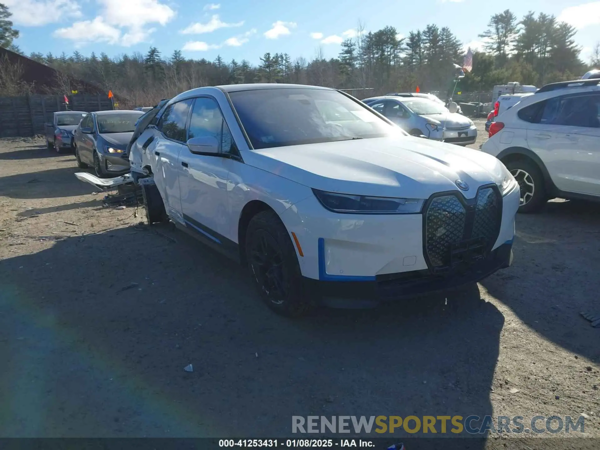 1 Photograph of a damaged car WB523CF04RCN65237 BMW IX 2024