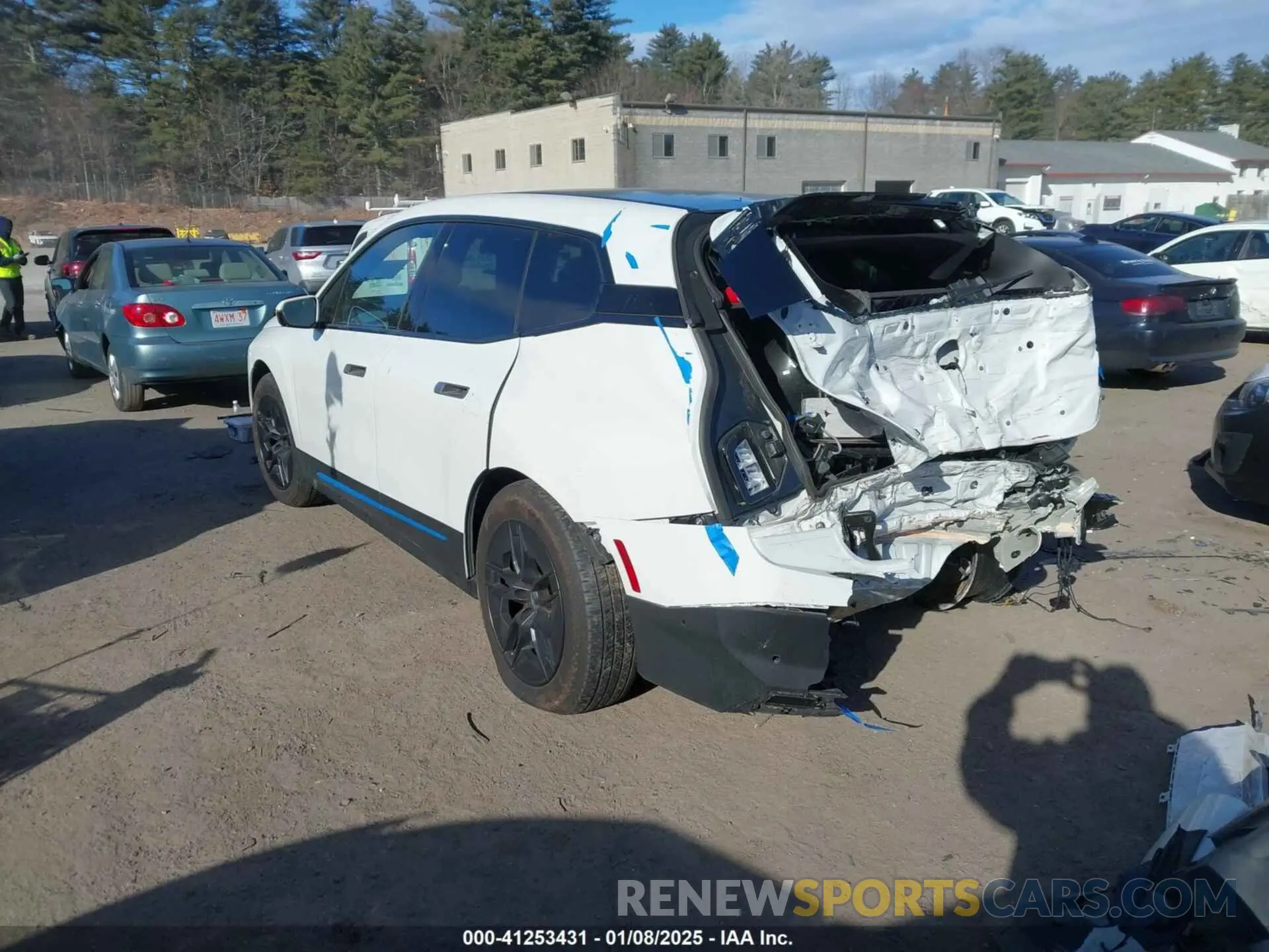 3 Photograph of a damaged car WB523CF04RCN65237 BMW IX 2024