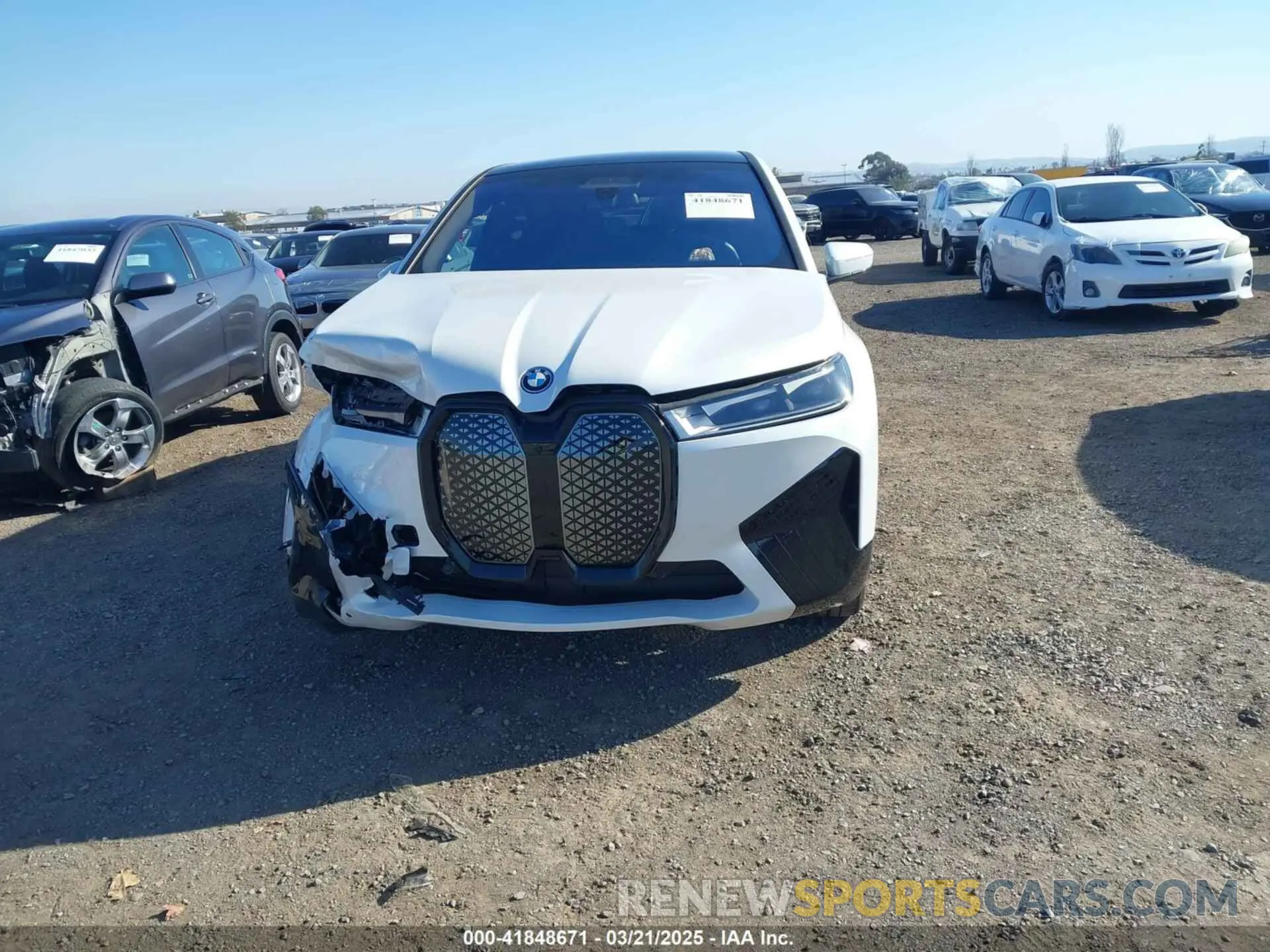 12 Photograph of a damaged car WB523CF04RCR56100 BMW IX 2024
