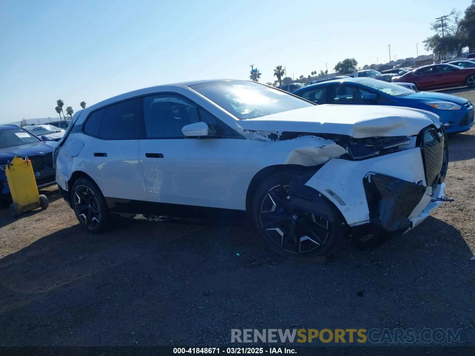13 Photograph of a damaged car WB523CF04RCR56100 BMW IX 2024