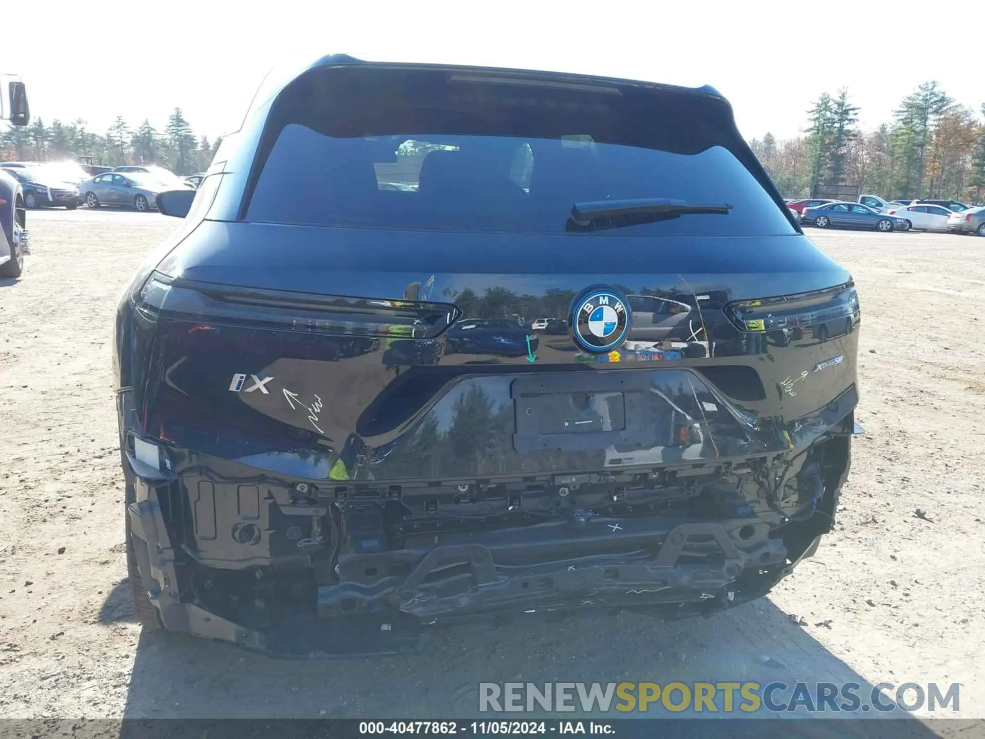 6 Photograph of a damaged car WB523CF09RCR29782 BMW IX 2024