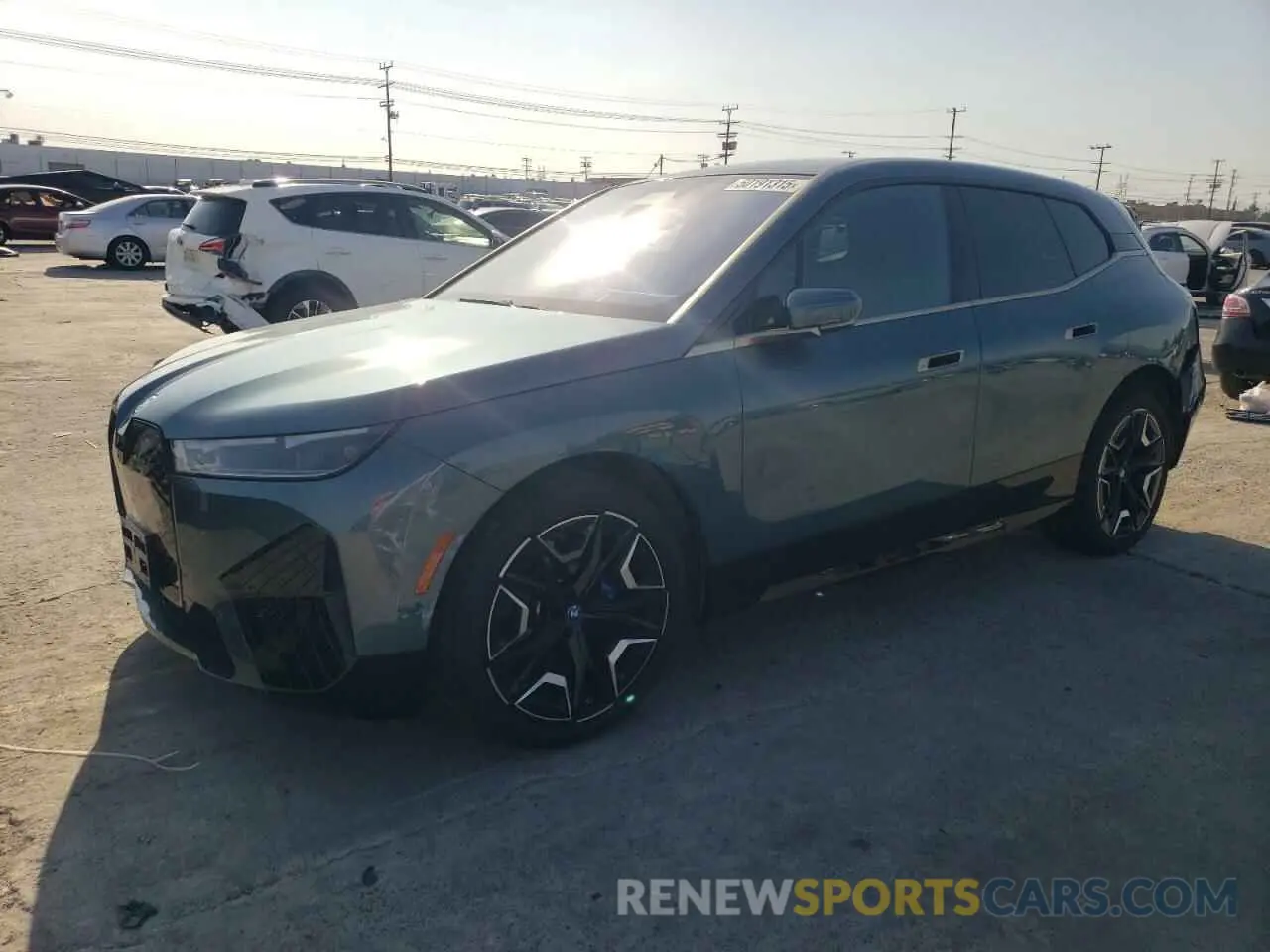 1 Фотография поврежденного автомобиля WB533CF03RCN27342 BMW IX M60 2024