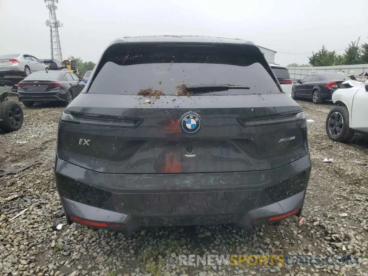 6 Photograph of a damaged car WB523CF08NCK28256 BMW IX XDRIVE5 2022