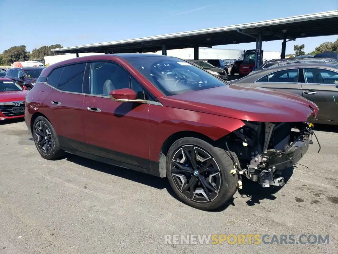 4 Photograph of a damaged car WB523CF0XNCK72078 BMW IX XDRIVE5 2022