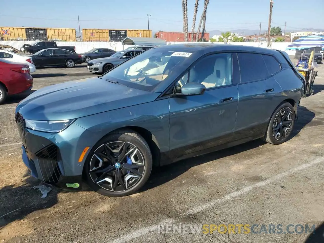 1 Photograph of a damaged car WB523CF02PCL82965 BMW IX XDRIVE5 2023