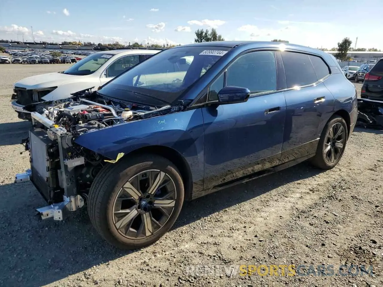 1 Фотография поврежденного автомобиля WB523CF00RCP01962 BMW IX XDRIVE5 2024