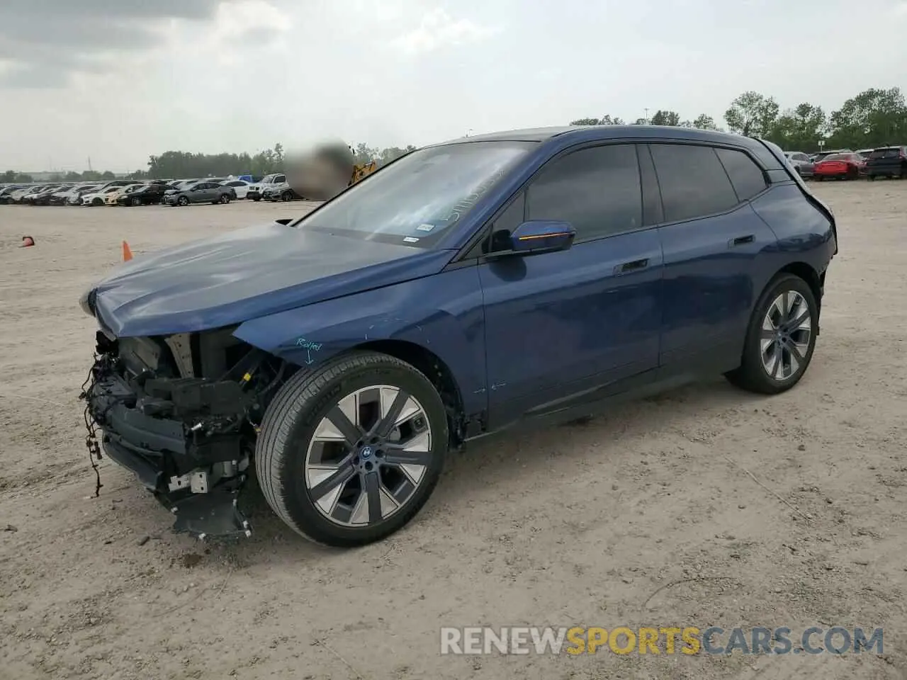 1 Photograph of a damaged car WB523CF00SCT24961 BMW IX XDRIVE5 2025