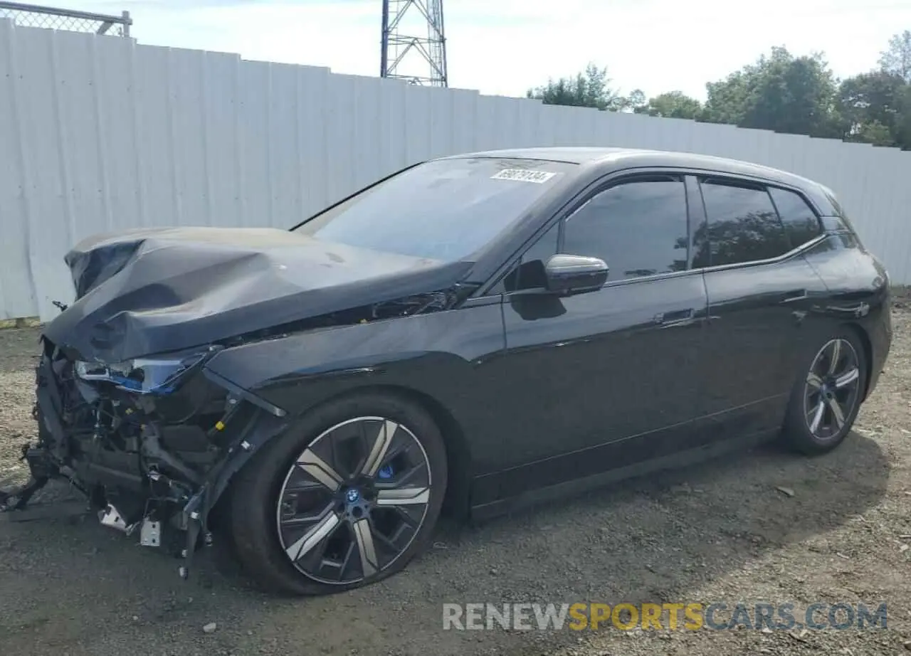 1 Photograph of a damaged car WB523CF02SCR77503 BMW IX XDRIVE5 2025