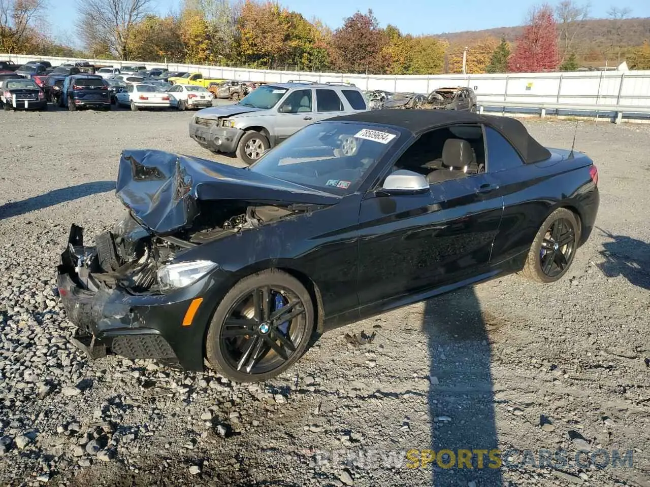1 Photograph of a damaged car WBA2N1C50KVC28934 BMW M2 2019