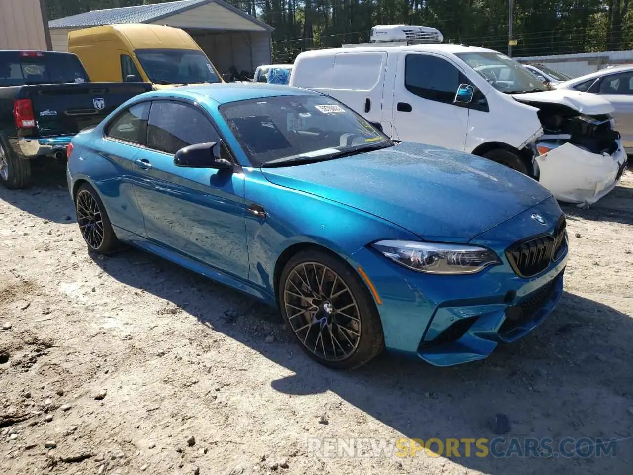 1 Фотография поврежденного автомобиля WBS2U7C01L7E83068 BMW M2 2020