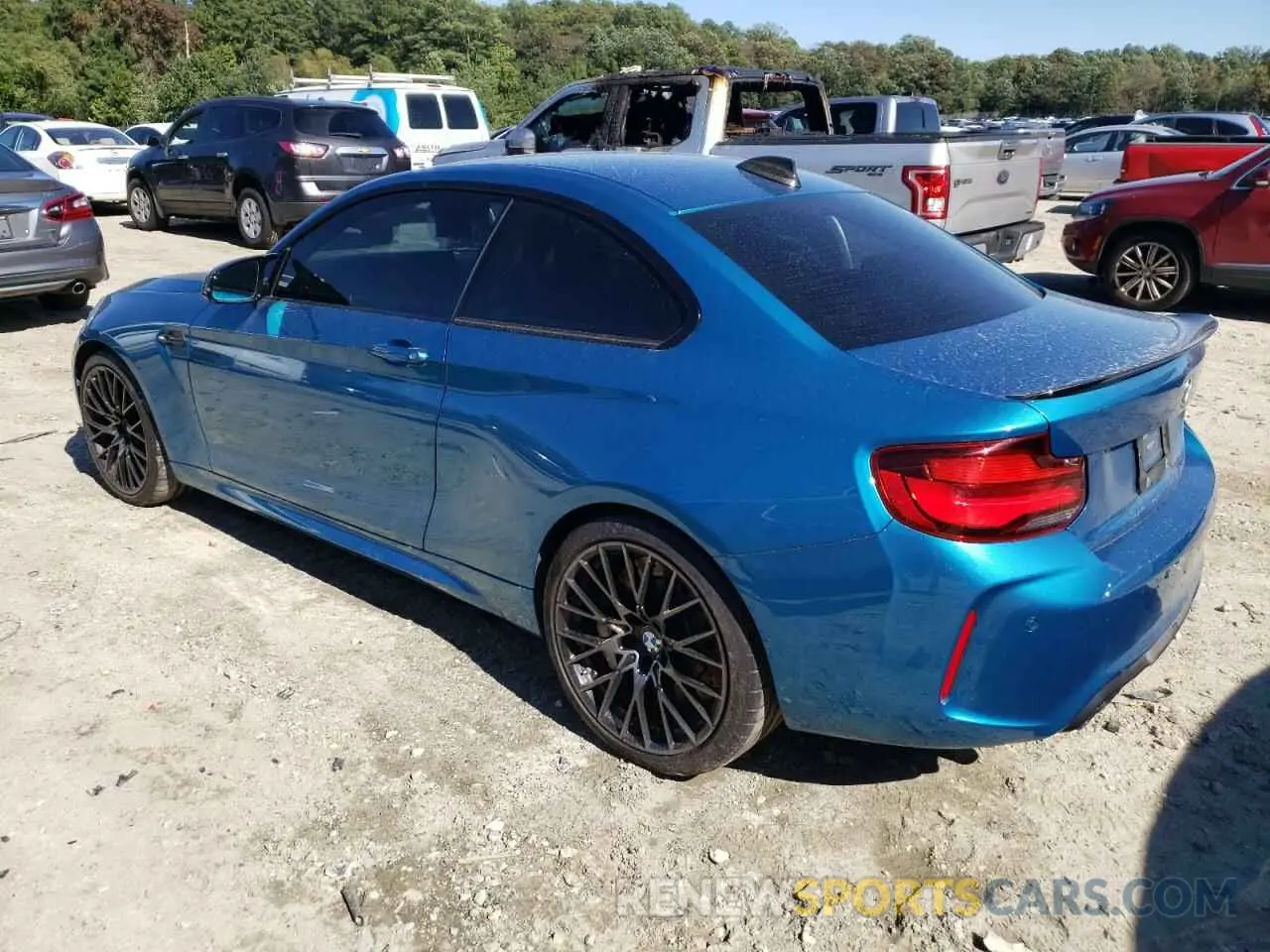 3 Фотография поврежденного автомобиля WBS2U7C01L7E83068 BMW M2 2020