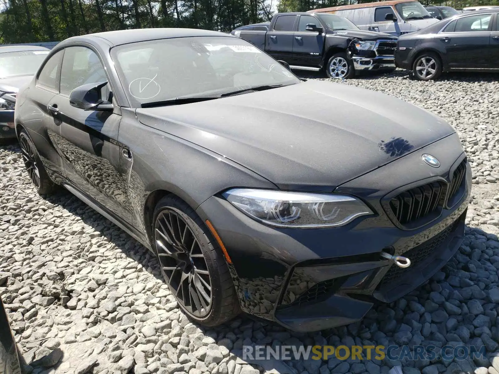 1 Photograph of a damaged car WBS2U7C04L7E78561 BMW M2 2020