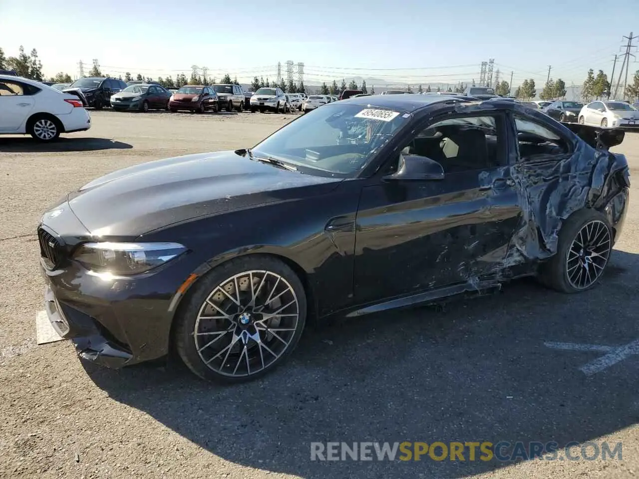 1 Photograph of a damaged car WBS2U7C07L7E56229 BMW M2 2020