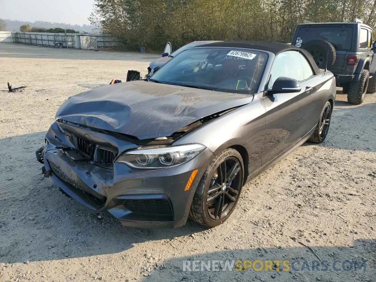 2 Фотография поврежденного автомобиля WBA2N3C00M7H30351 BMW M2 2021