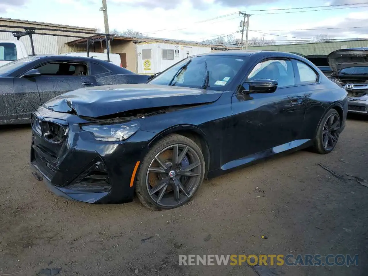 1 Photograph of a damaged car 3MW53CM04N8C78600 BMW M2 2022