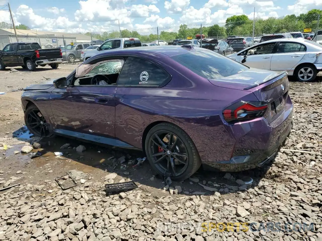2 Photograph of a damaged car 3MW53CM03R8E57376 BMW M2 2024