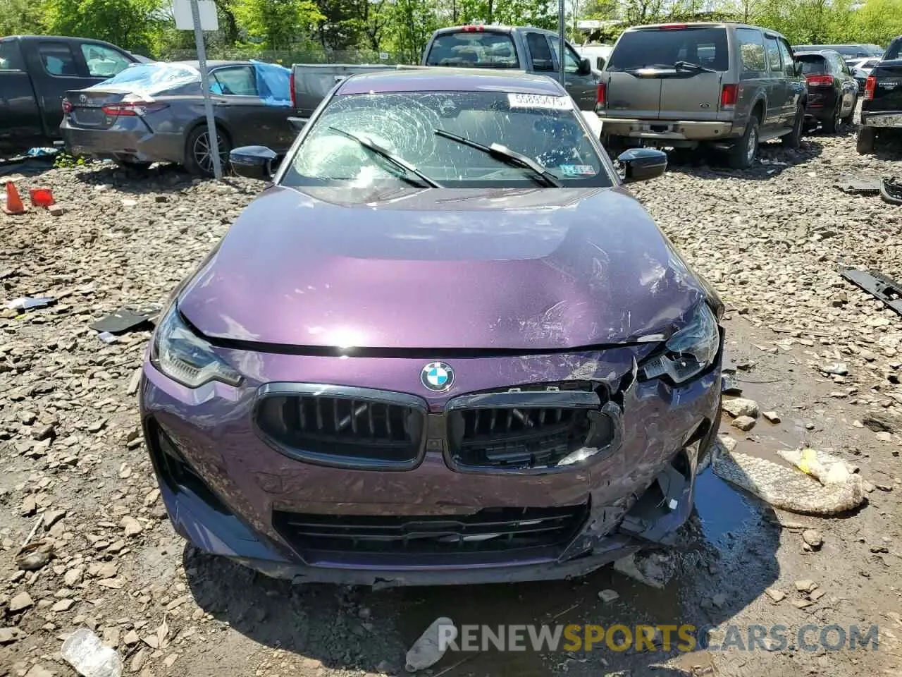 5 Photograph of a damaged car 3MW53CM03R8E57376 BMW M2 2024