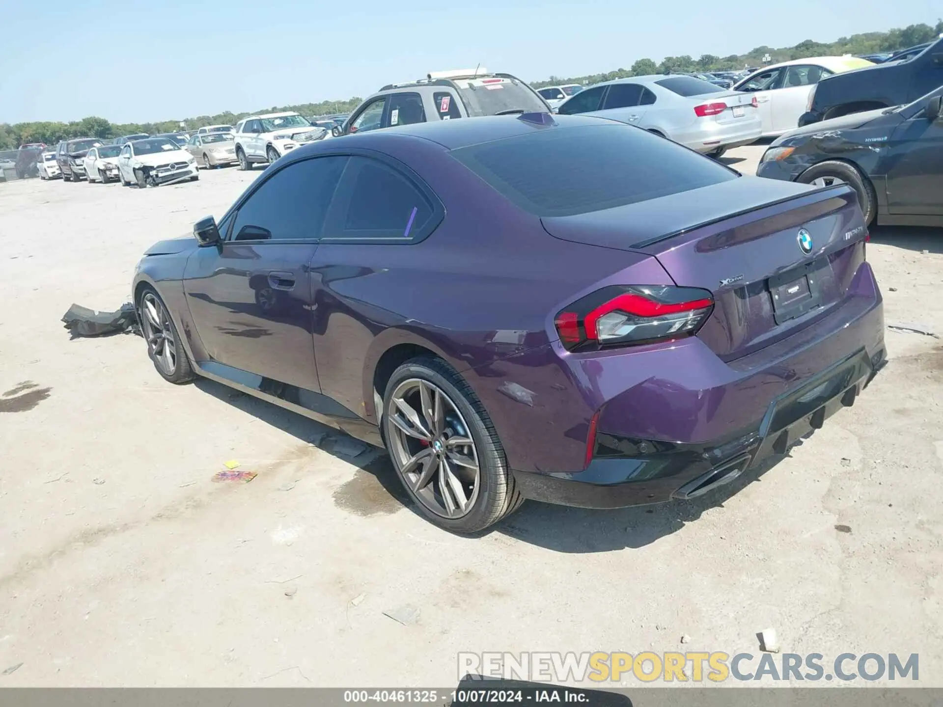 3 Photograph of a damaged car 3MW53CM05P8C80200 BMW M240 2023