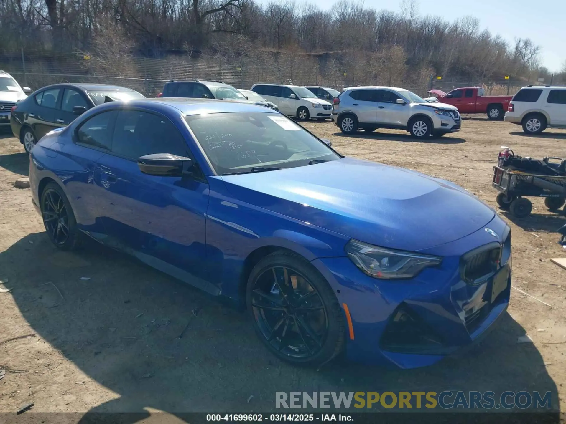 1 Photograph of a damaged car 3MW53CM07R8E05569 BMW M240 2024