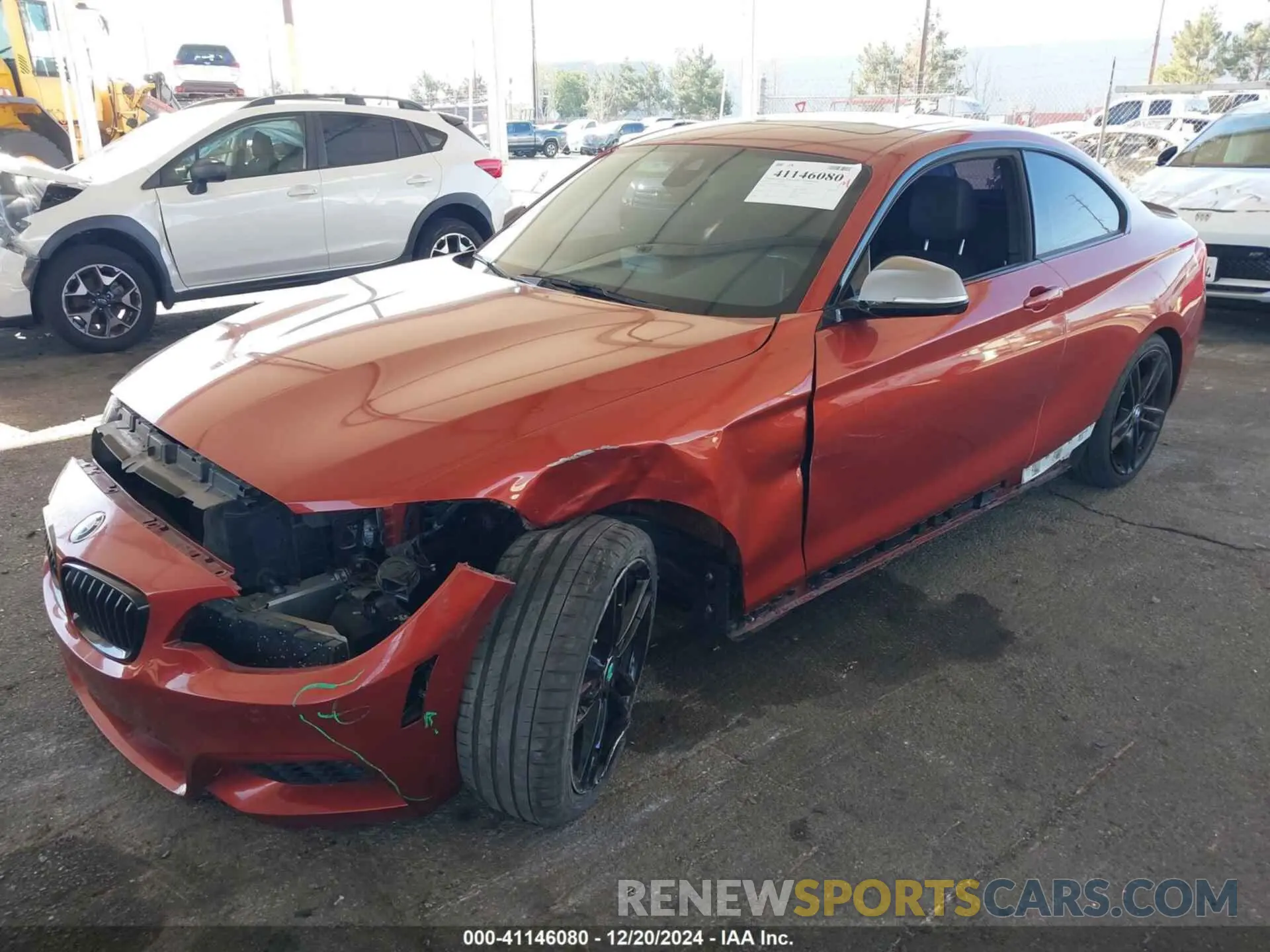 2 Фотография поврежденного автомобиля WBA2J5C54KVC07944 BMW M240I 2019