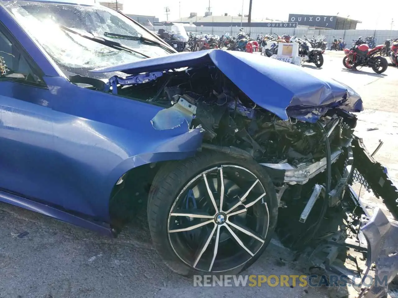 10 Photograph of a damaged car 3MW5U7J00L8B40364 BMW M3 2020