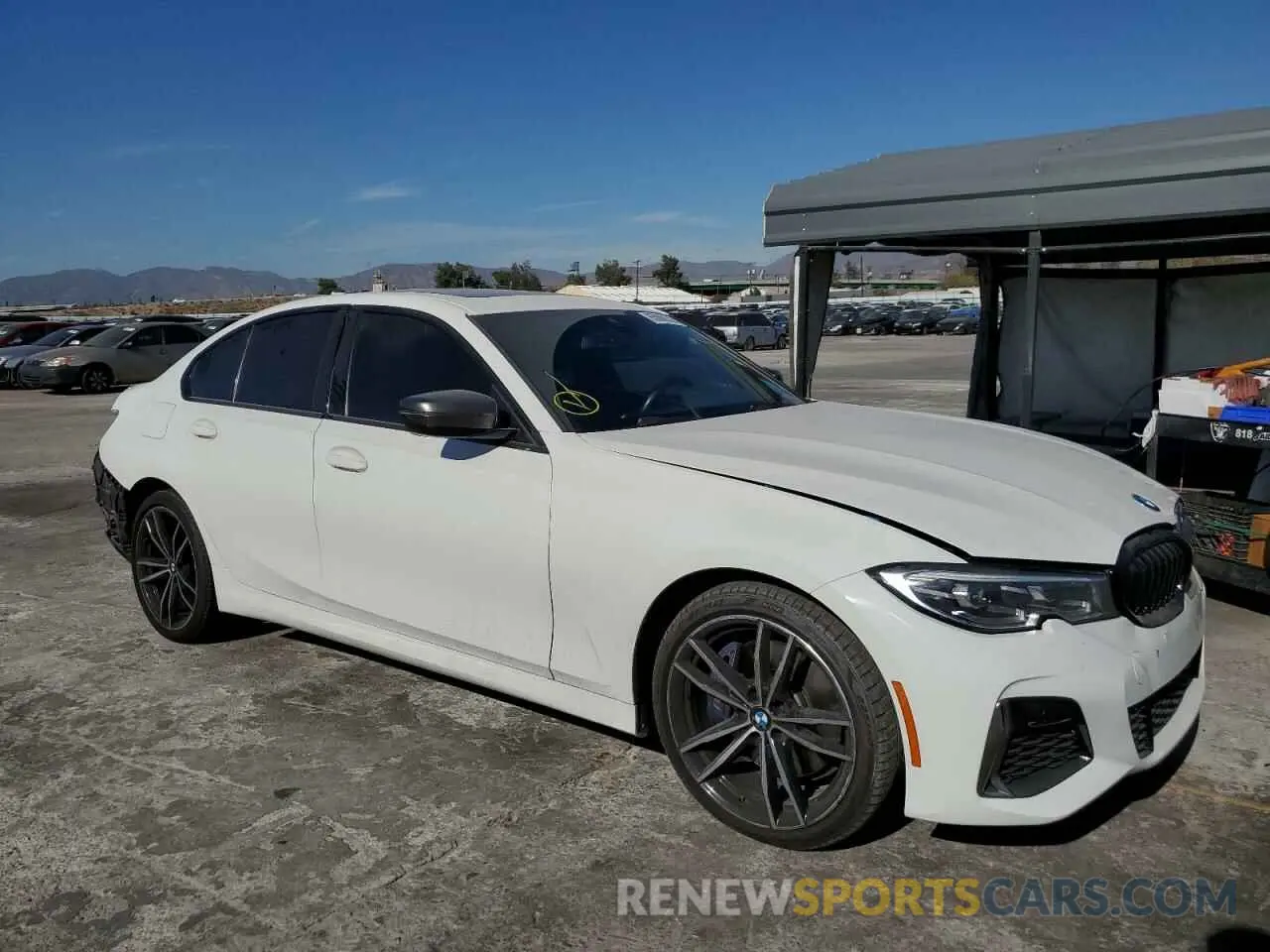 1 Photograph of a damaged car 3MW5U7J09L8B30870 BMW M3 2020