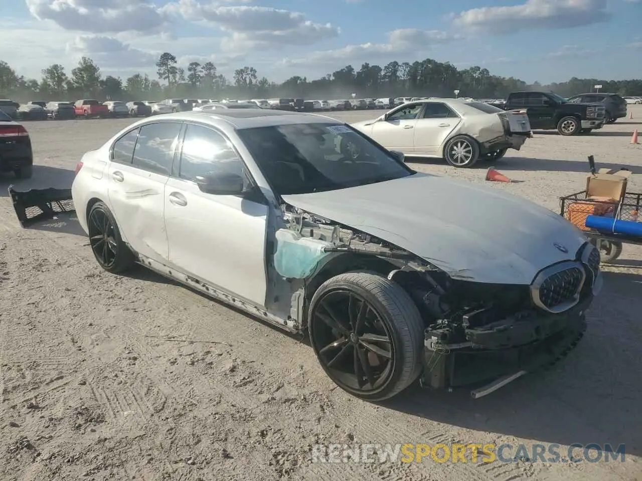 4 Фотография поврежденного автомобиля WBA5U7C02LFH02966 BMW M3 2020
