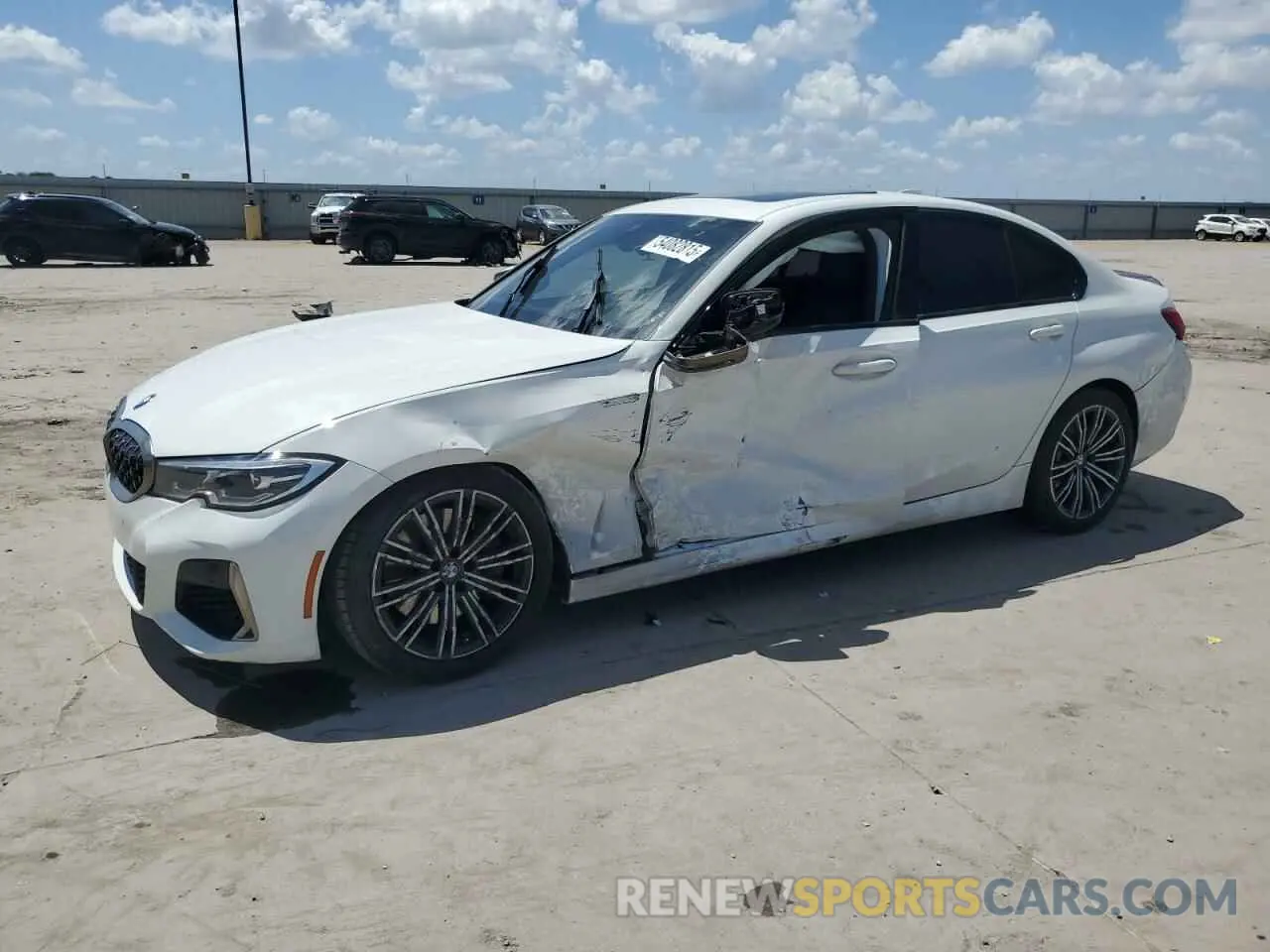 1 Photograph of a damaged car WBA5U7C02LFH63234 BMW M3 2020